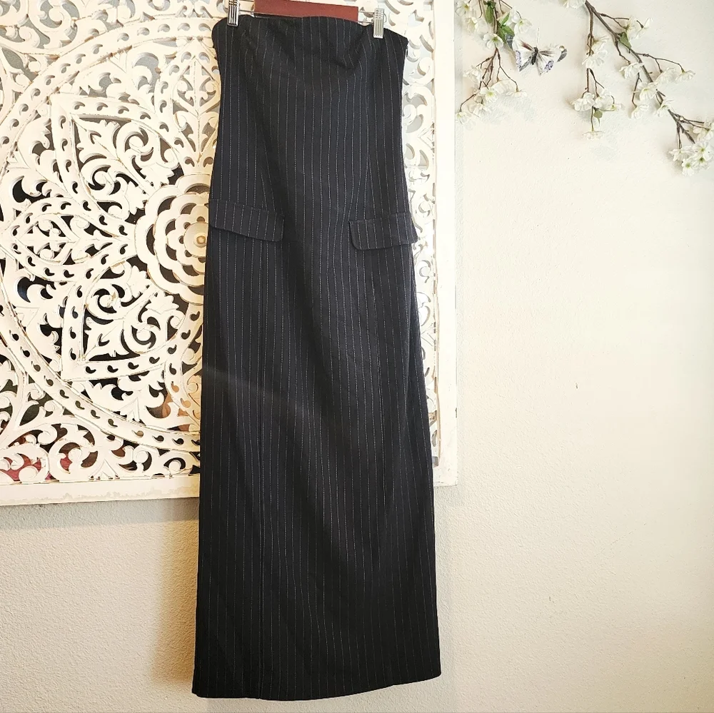 ANTROPOLOGIE 4th & Reckless Carly Strapless Stripe Dress MIDI DRESS SAIZE SMALL - Picture 10 of 15